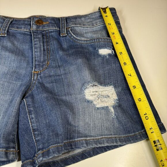 Joe’s Jeans Womens Denim Shorts Blue Mid Rise MaryLee Distressed 5" Inseam Sz 26 - Picture 9 of 10